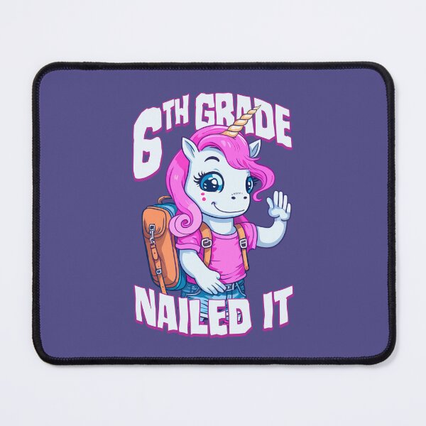 Item preview, 6th Grade Nailed It Funny Happy Unicorn Girl Graduation designed and sold by GrandeDuc.