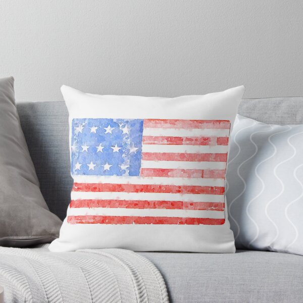 Item preview, Watercolor American Flag designed and sold by cea010.