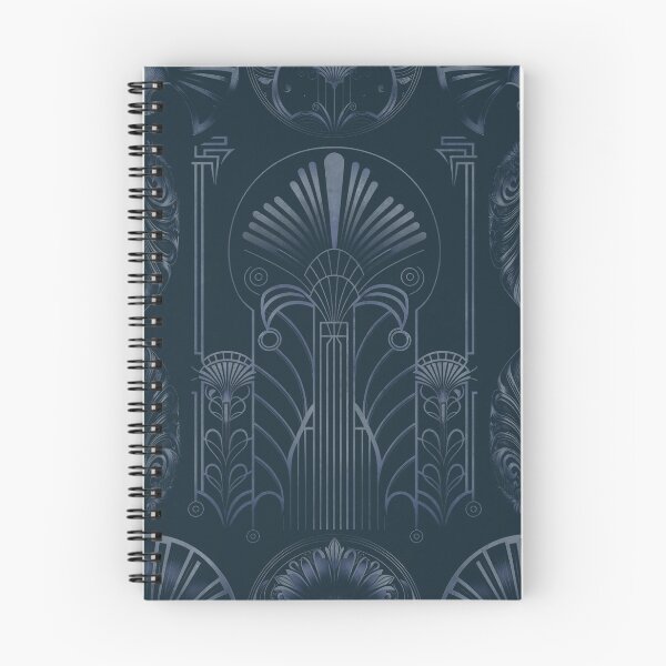 Item preview, Art Deco Ornament Design Navy Blue designed and sold by artsandsoul.