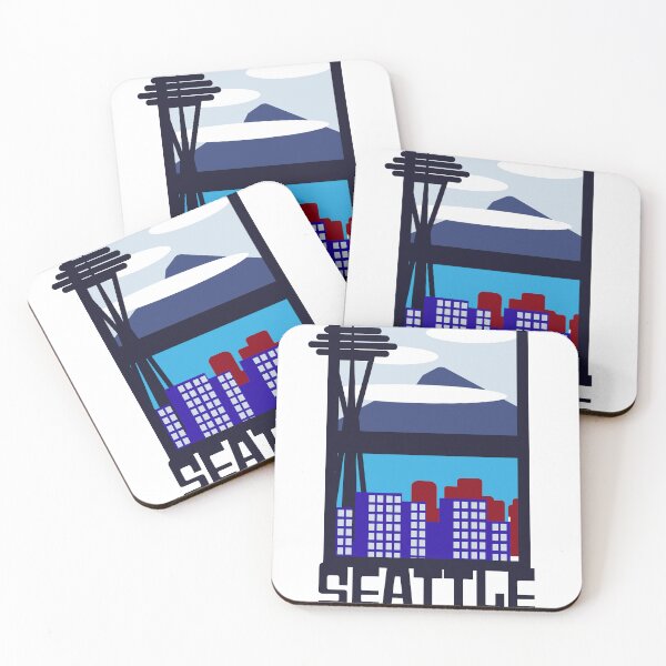 Item preview, Seattle Skyline  designed and sold by Clever City Creations | where beyond apparel.