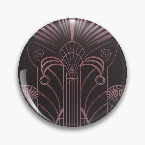 Item preview, Art Deco Ornament Design Rose Gold designed and sold by artsandsoul.