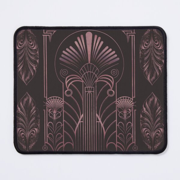 Item preview, Art Deco Ornament Design Rose Gold designed and sold by artsandsoul.