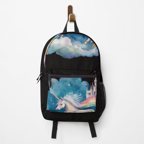 Artikelvorschau, Magical Unicorn Flying Through Fluffy Clouds entworfen und verkauft von iDezine GD.
