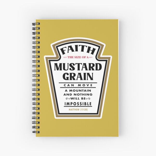 Item preview, Matthew 17:20 (Mustard Inspired) designed and sold by Paper Bee Gift Shop.