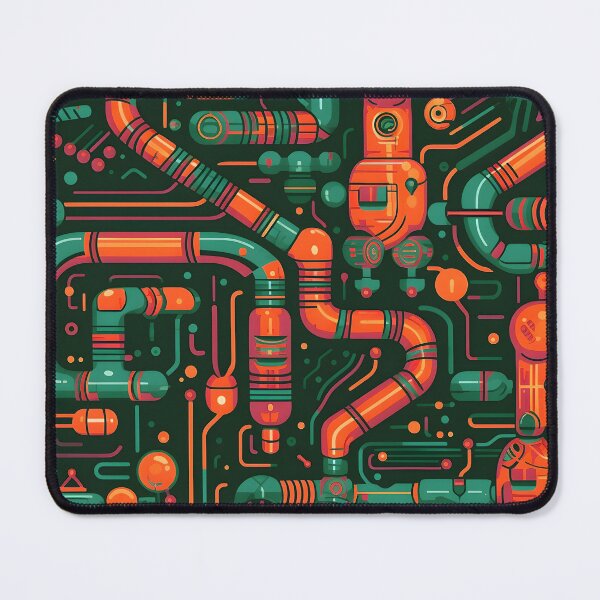 Item preview, Mechanical Pipeline (Green) - Seamless designed and sold by GalacticLabs.