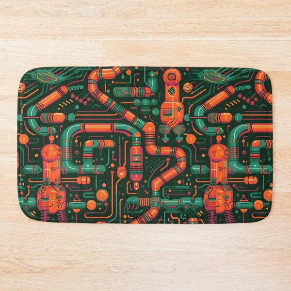 Item preview, Mechanical Pipeline (Green) - Seamless designed and sold by GalacticLabs.
