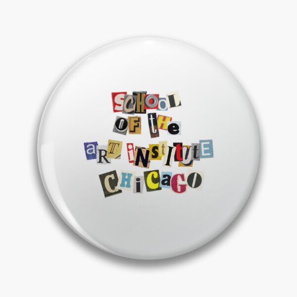 Item preview, School of The Art Institute of Chicago SAIC Logo Funky Collage designed and sold by wildervalde.