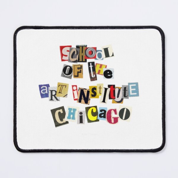 Item preview, School of The Art Institute of Chicago SAIC Logo Funky Collage designed and sold by wildervalde.