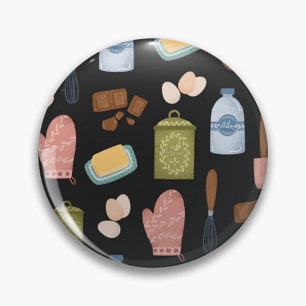 Item preview, Baking ingredients pattern designed and sold by pinkyfish1010.