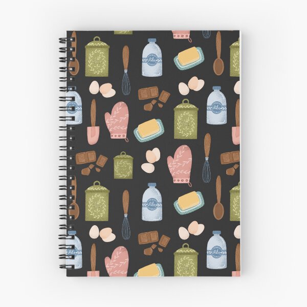 Item preview, Baking ingredients pattern designed and sold by pinkyfish1010.