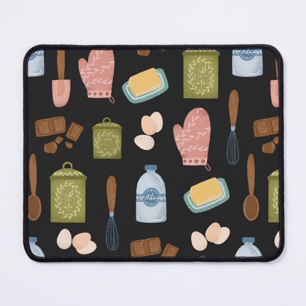 Item preview, Baking ingredients pattern designed and sold by pinkyfish1010.