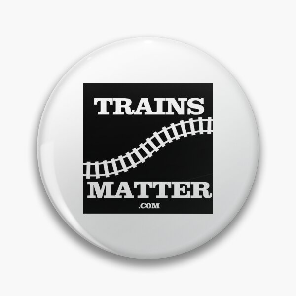 Item preview, Trains Matter to Promote Train Travel - Black Background designed and sold by wildervalde.