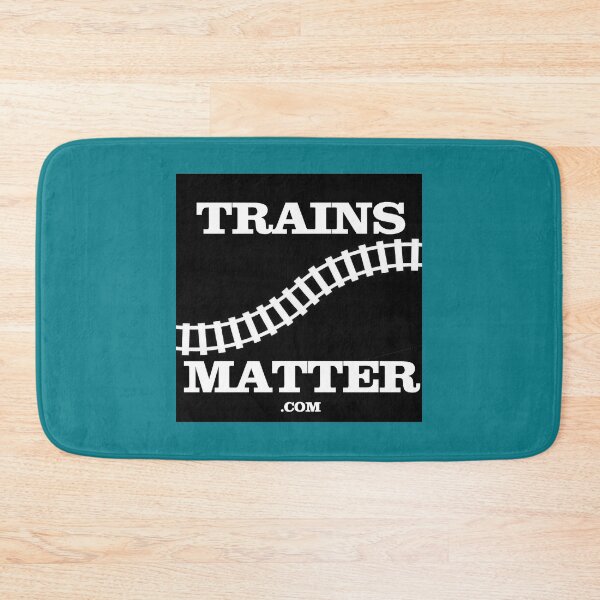 Item preview, Trains Matter to Promote Train Travel - Black Background designed and sold by wildervalde.