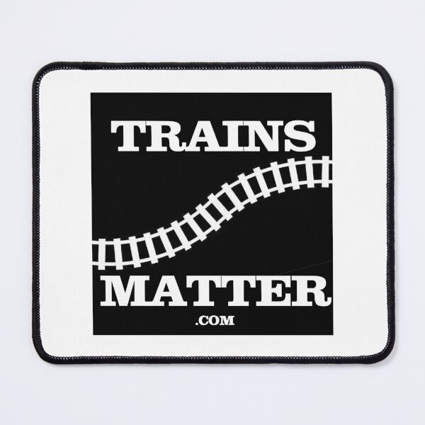 Item preview, Trains Matter to Promote Train Travel - Black Background designed and sold by wildervalde.