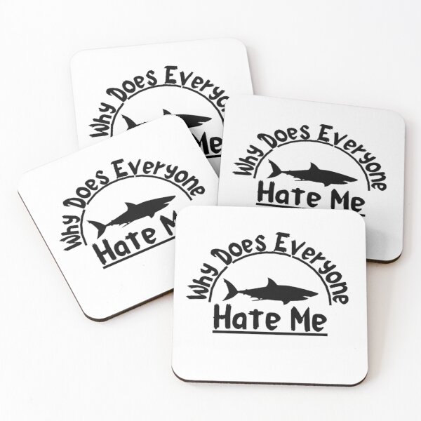 Item preview, Sad Shark - Why Does Everyone Hate Me  designed and sold by AnimalWorldArtt.