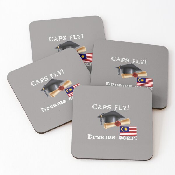 Item preview, CAPS FLY, DREAMS SOAR!  congratuations Malaysian graduates, College graduates designed and sold by Right-UR.