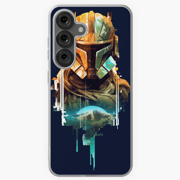 Item preview, Mando in Beskar Double Exposure designed and sold by Corbzart.
