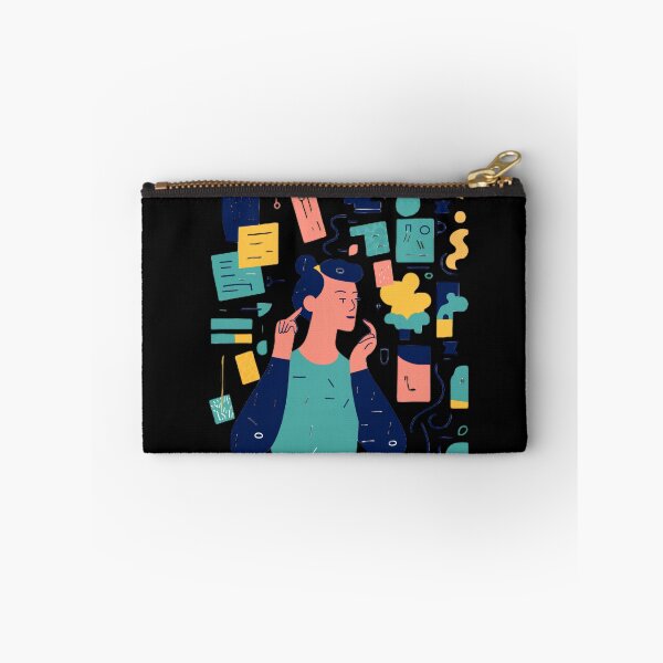 Item preview, Minimalist Character Of Person Brainstorming Ideas designed and sold by iDezine GD.