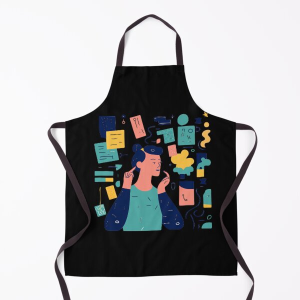 Item preview, Minimalist Character Of Person Brainstorming Ideas designed and sold by iDezine GD.