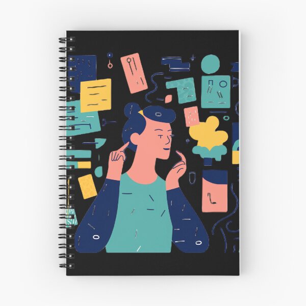 Item preview, Minimalist Character Of Person Brainstorming Ideas designed and sold by iDezine GD.
