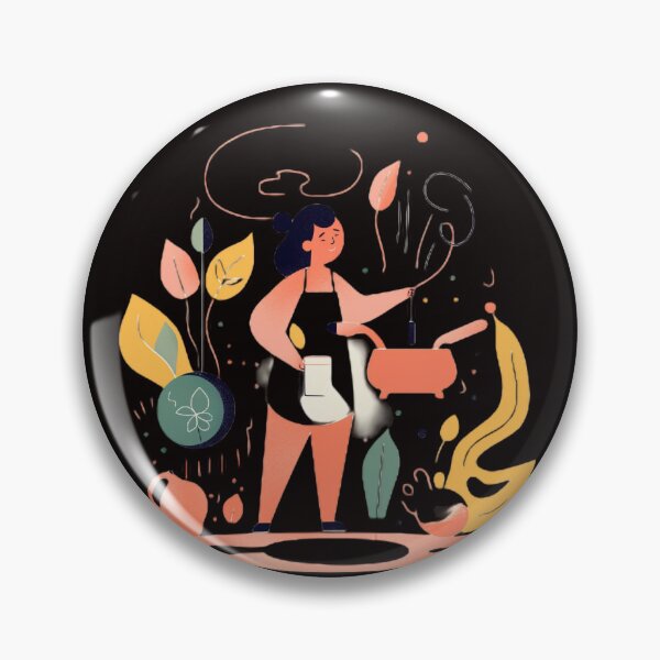Artikelvorschau, Minimalist Character Of Person Cooking entworfen und verkauft von iDezine GD.