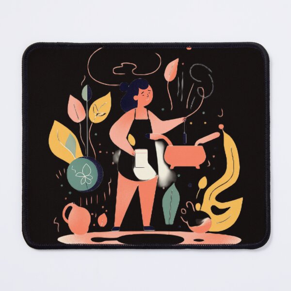 Artikelvorschau, Minimalist Character Of Person Cooking entworfen und verkauft von iDezine GD.