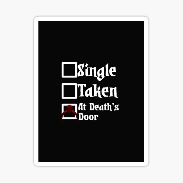 Item preview, Darkest Dungeon Single Taken At death's door designed and sold by LauriceCharbo.