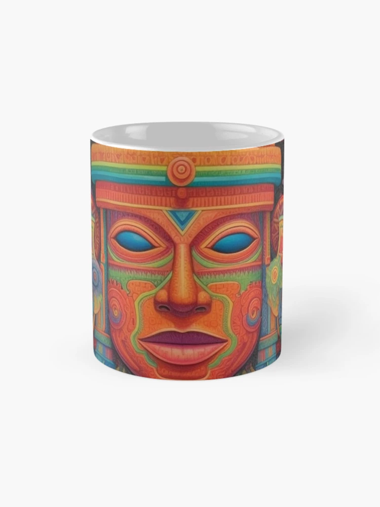 Thumbnail 4 of 6, Coffee Mug, Abstract Aztec Patterns designed and sold by Desfix.