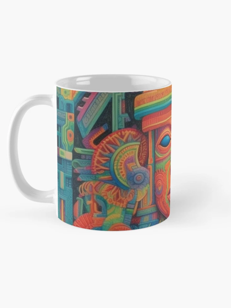 Thumbnail 5 of 6, Coffee Mug, Abstract Aztec Patterns designed and sold by Desfix.