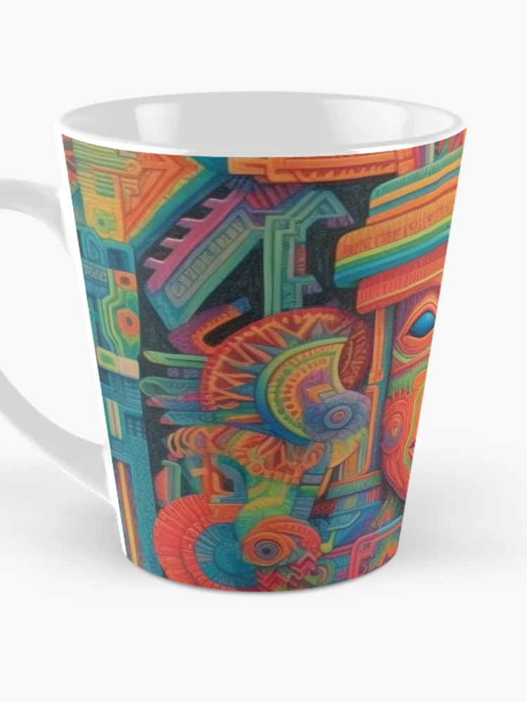 Thumbnail 3 of 4, Coffee Mug, Abstract Aztec Patterns designed and sold by Desfix.