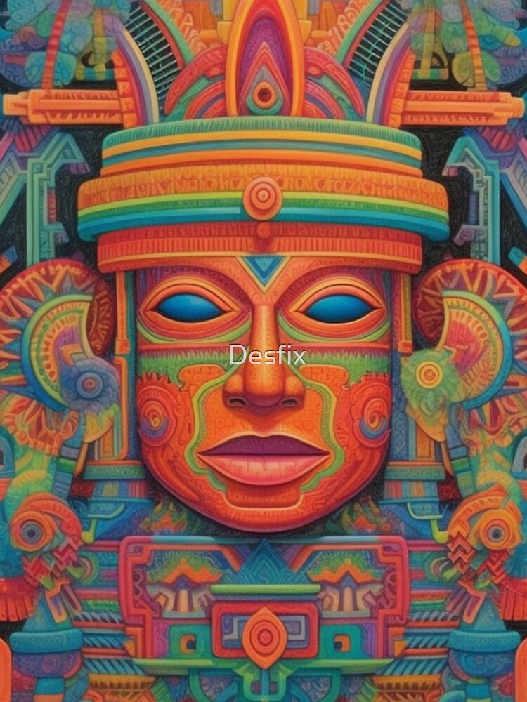 Thumbnail 4 of 4, iPhone Case, Abstract Aztec Patterns designed and sold by Desfix.