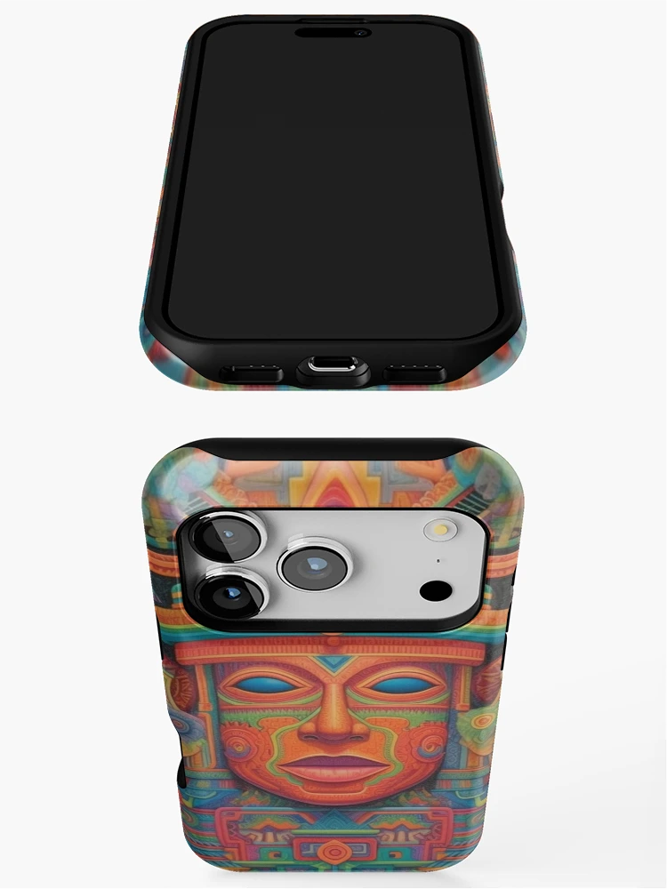 Thumbnail 3 of 4, iPhone Case, Abstract Aztec Patterns designed and sold by Desfix.