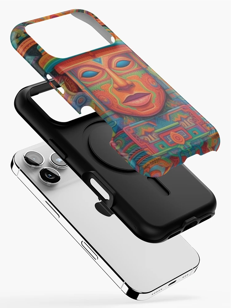 Thumbnail 2 of 4, iPhone Case, Abstract Aztec Patterns designed and sold by Desfix.