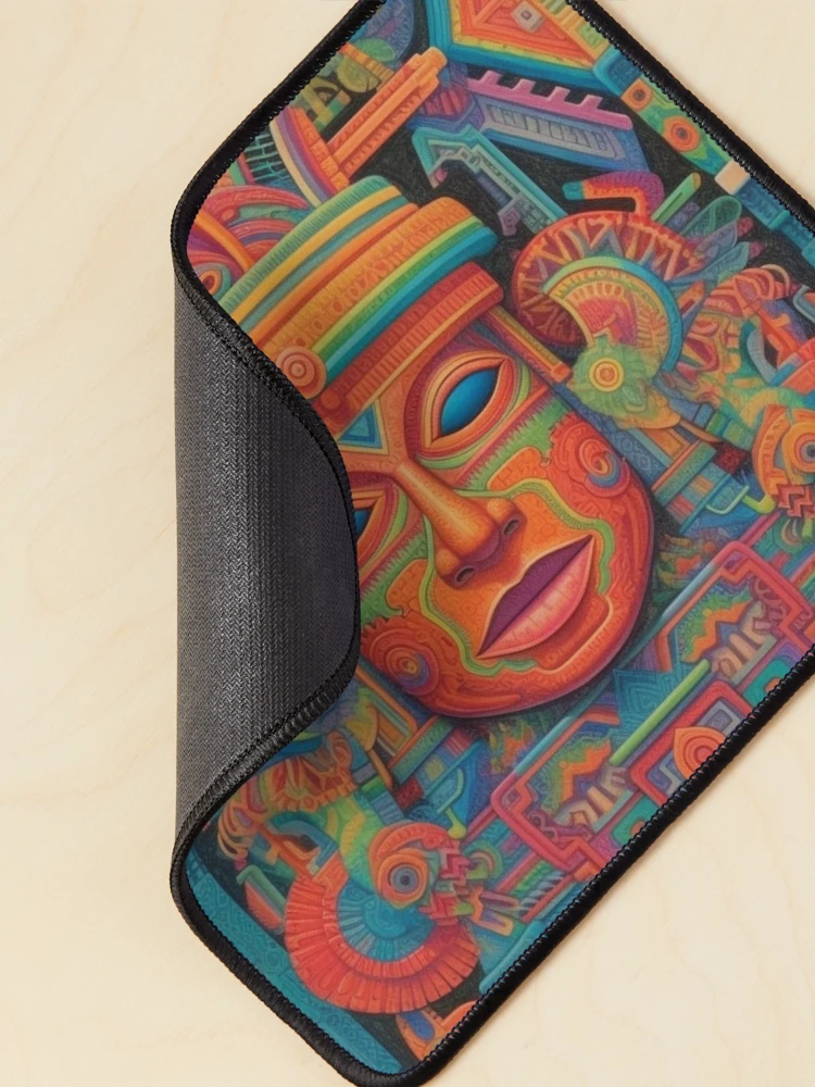 Thumbnail 2 of 5, Mouse Pad, Abstract Aztec Patterns designed and sold by Desfix.