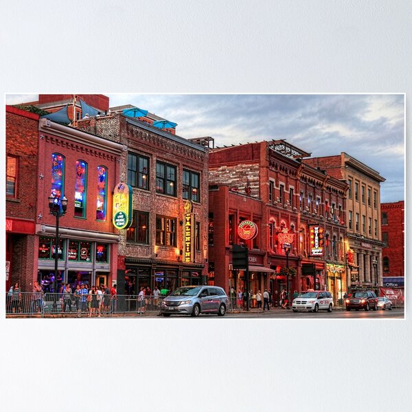 Item preview, Broadway Street Nashville Tennessee designed and sold by CarolRMontoya.