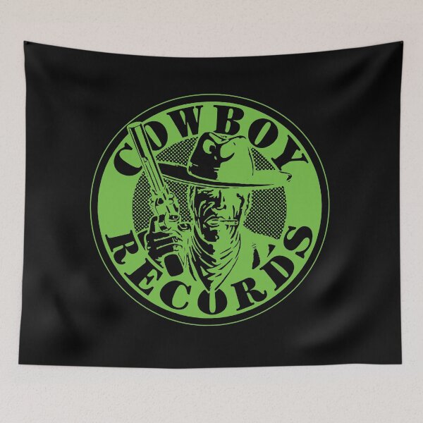 Item preview, Cowboy Records (Neon Green Logo) designed and sold by Subliminal-Cuts.