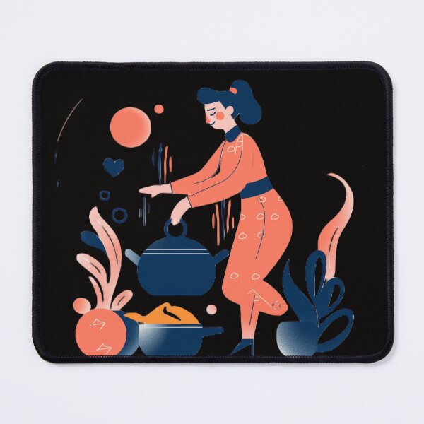 Artikelvorschau, Minimalist Character Of Person Cooking entworfen und verkauft von iDezine GD.