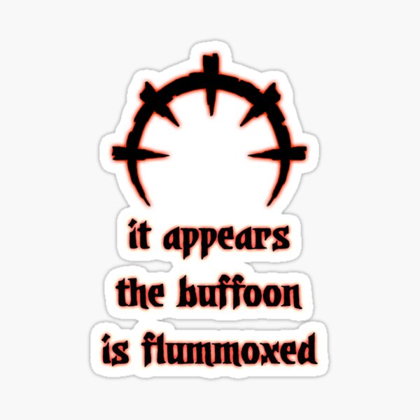 Item preview, Darkest Dungeon The Buffoon is Flummoxed  designed and sold by LauriceCharbo.