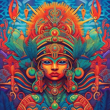 Artwork thumbnail, Abstract Aztec Patterns by Desfix