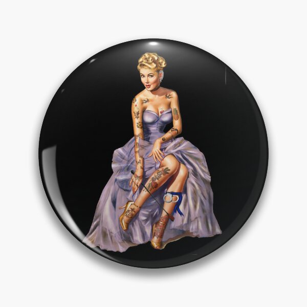 Item preview, Tattoed pin-up - Handcuff  designed and sold by aronpotter.