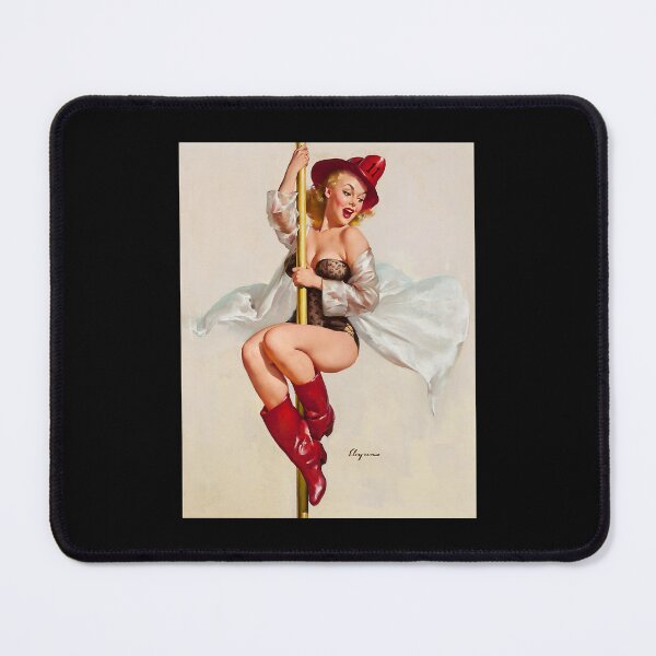 Item preview, Vintage Firefighter Pin-Up designed and sold by aronpotter.