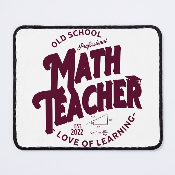 Item preview, Vintage Old School Math Teacher Love of Learning designed and sold by klukisu09.