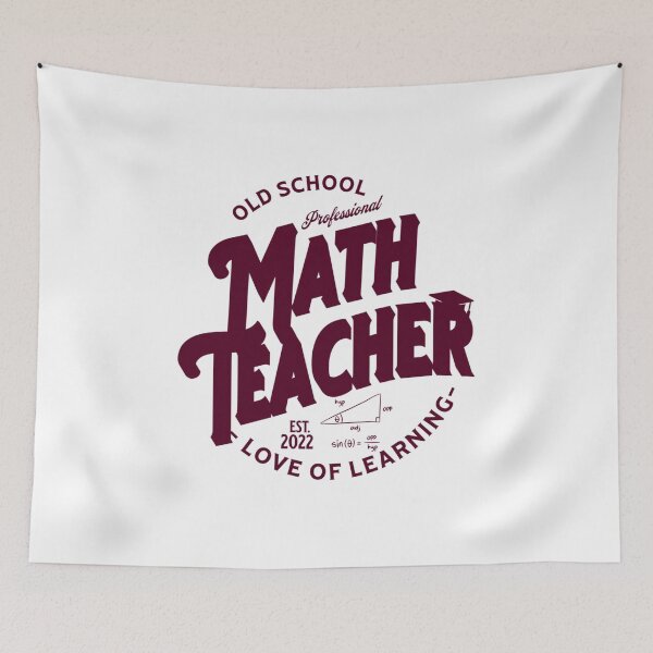 Item preview, Vintage Old School Math Teacher Love of Learning designed and sold by klukisu09.