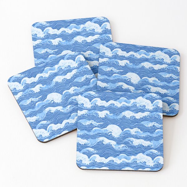 Item preview, Japanese Waves Pattern designed and sold by Pride-Casuals.