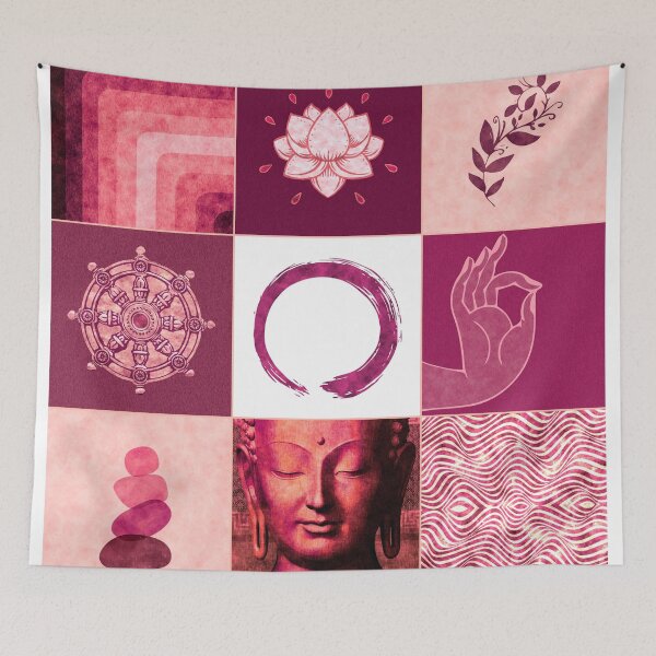 Item preview, Buddha Grid 02 - Spiritual Collage designed and sold by Studio Grafiikka.