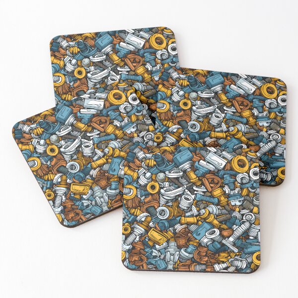 Item preview, Nuts & Bolts Sketch – Seamless designed and sold by GalacticLabs.