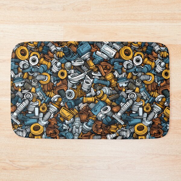 Item preview, Nuts & Bolts Sketch – Seamless designed and sold by GalacticLabs.