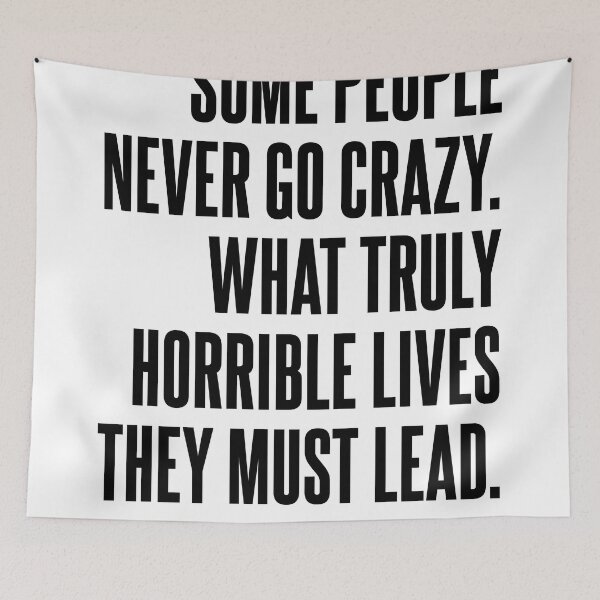 Item preview, Some people never go crazy - Charles Bukowski Quote - Literature - Typography Print 1 designed and sold by Studio Grafiikka.