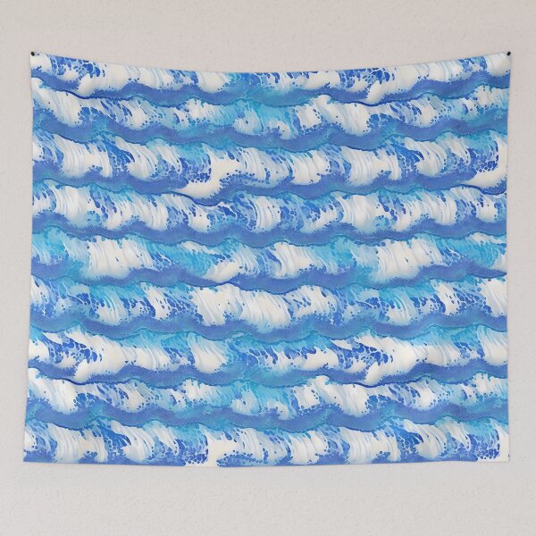 Item preview, Japanese Waves Pattern designed and sold by Pride-Casuals.
