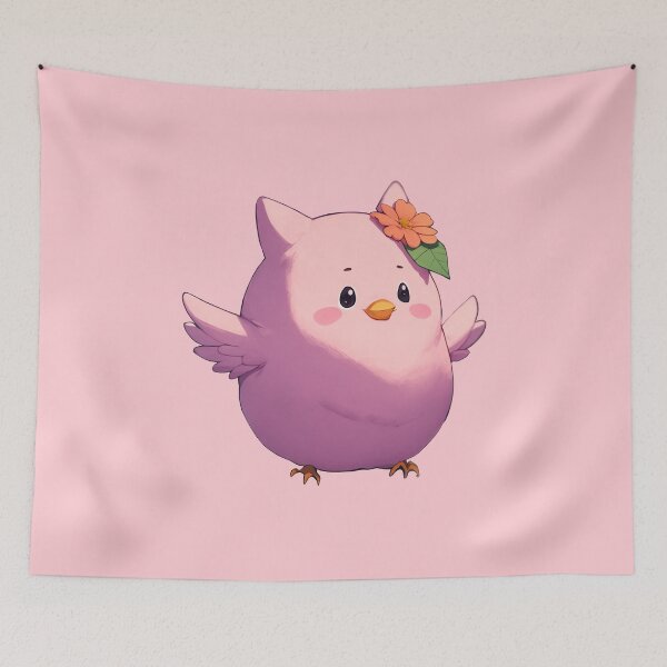 Item preview, Pink Bird designed and sold by AnimePuzzle.